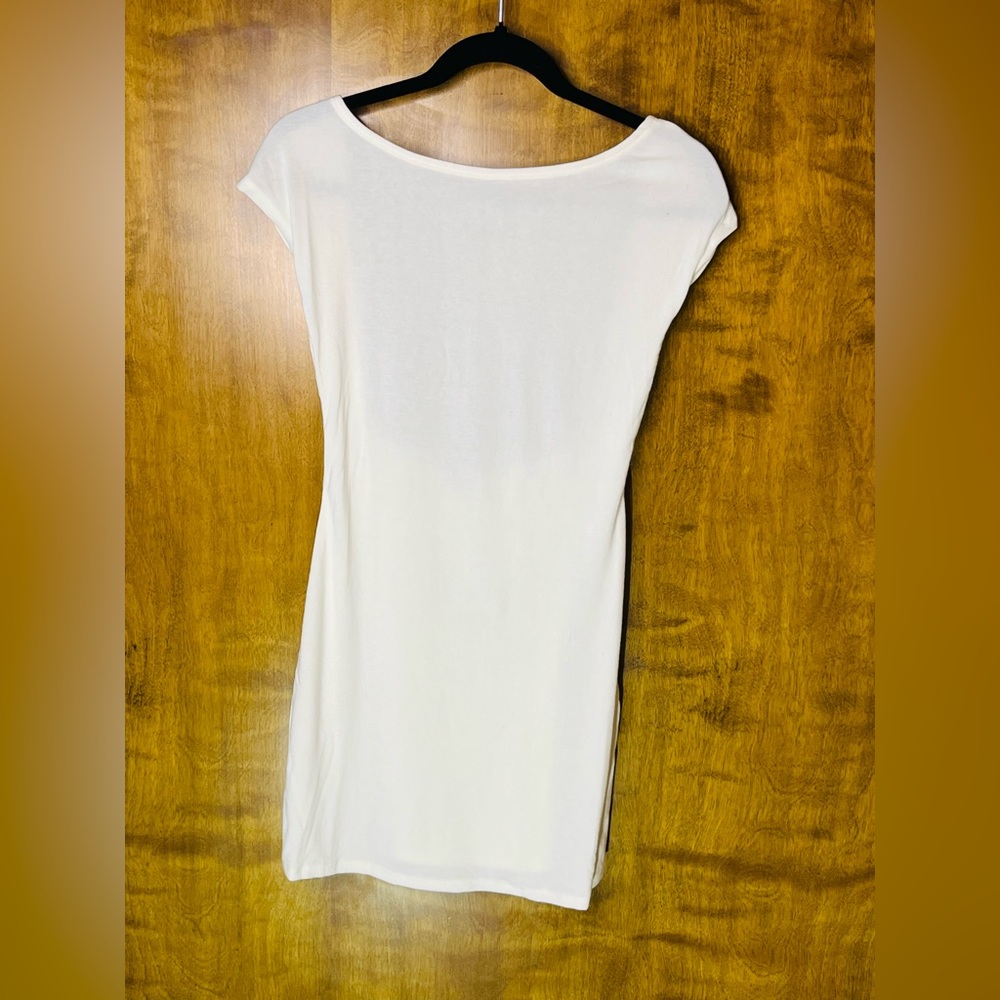 Free People FP Beach Ivory Open Back Mini Dress XS NW